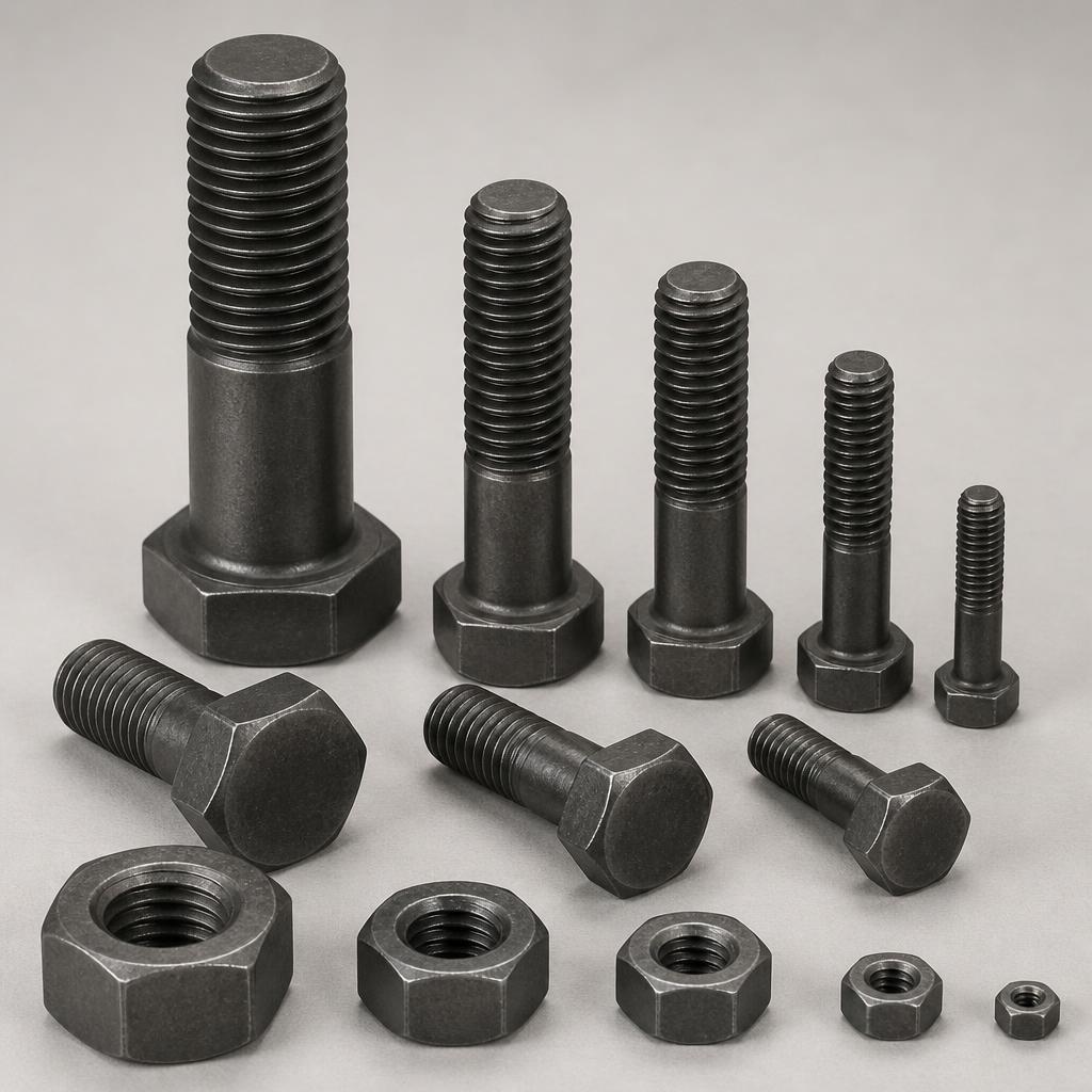 MS Nut and Bolt, supplied by Gandhi Engineering Corporation